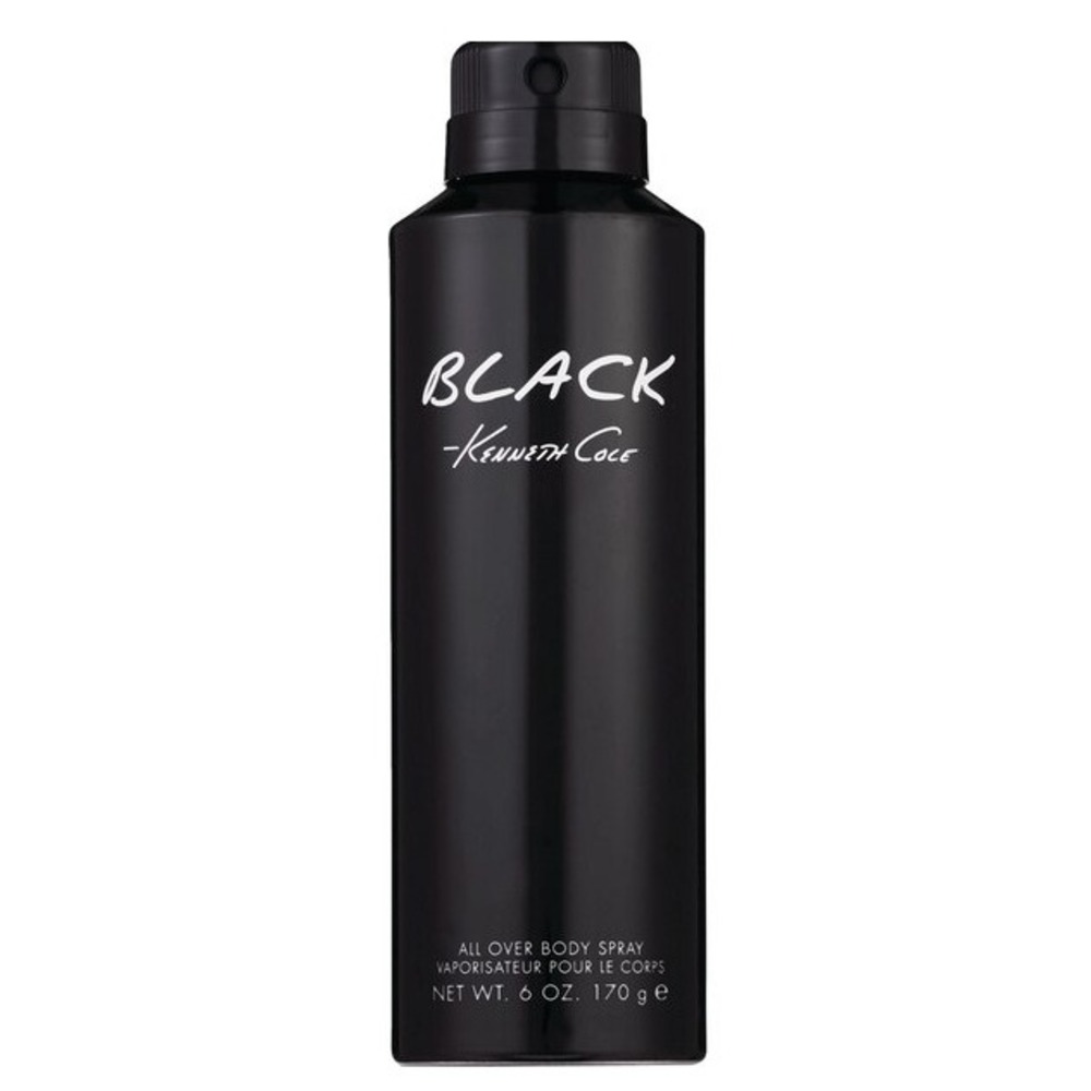 Kenneth Cole Black All Over Body Spray for Men 6 oz 170g Fragrance Mist New